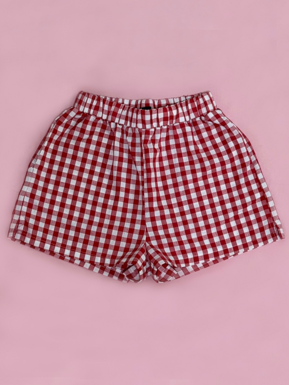 Red Gingham Shorts